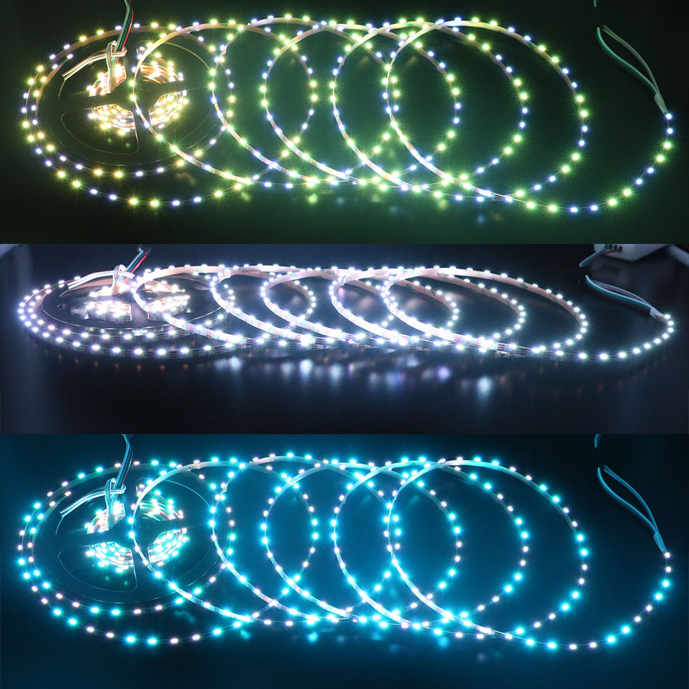 SK6812 SMD4020 360LEDs 16.4Ft Side Emitting Individually Addressable LED Strip Lights SK6812 SMD4020 360LEDs 16.4Ft Side Emitting Individually Addressable LED Strip Lights